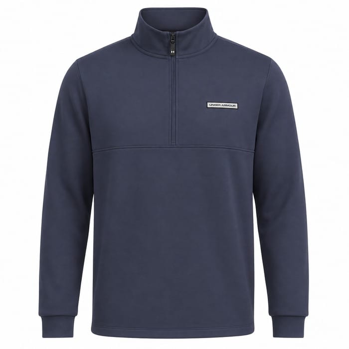 Under Armour Drive Pro Hybrid 1/2 Zip Pullover - Downpour Gray/Black