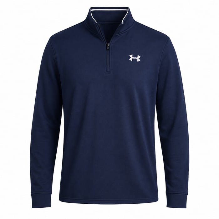 Under Armour Matchplay 1/4 Zip Top - Academy/White