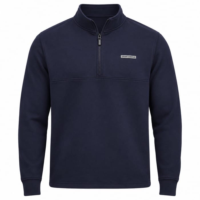 Under Armour Drive Pro Hybrid 1/2 Zip Pullover - Midnight Navy/Black