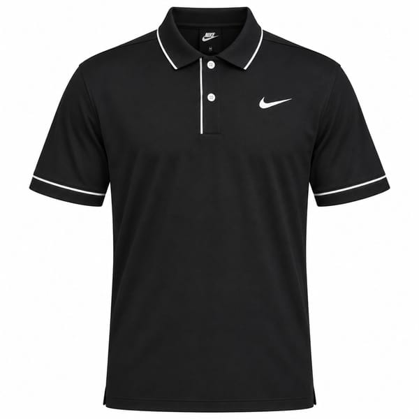 Nike Victory+ Dri-FIT Polo Shirt - Black/White/White