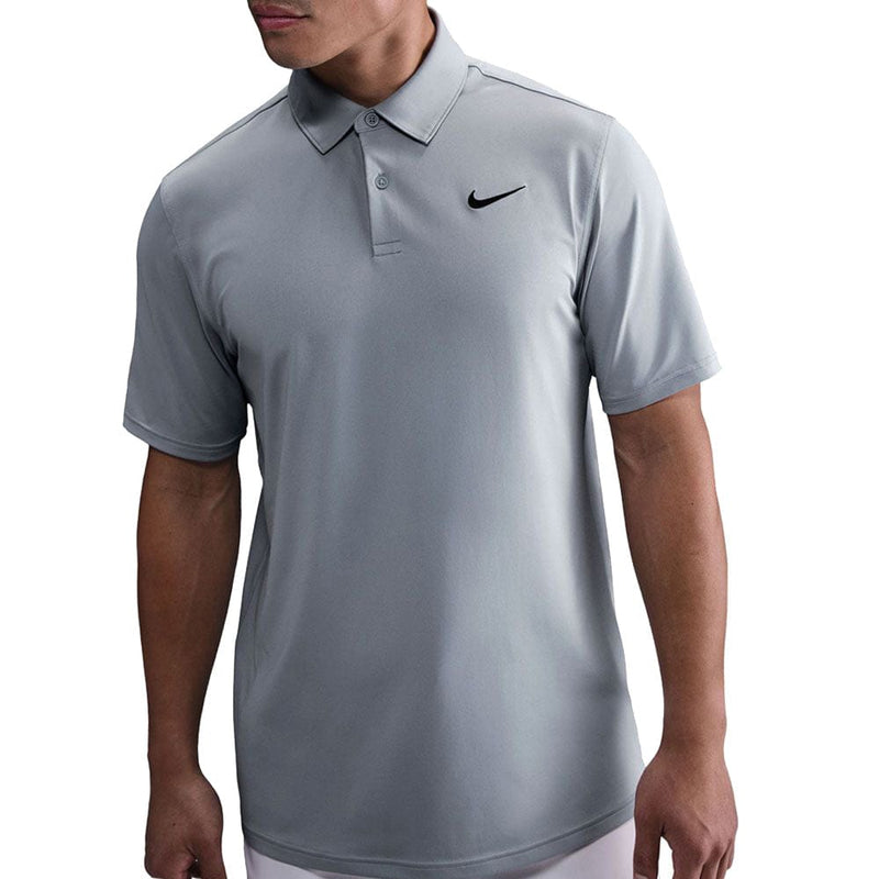 Nike Dri-Fit Velocity Solid Polo Shirt - Wolf Grey/Black