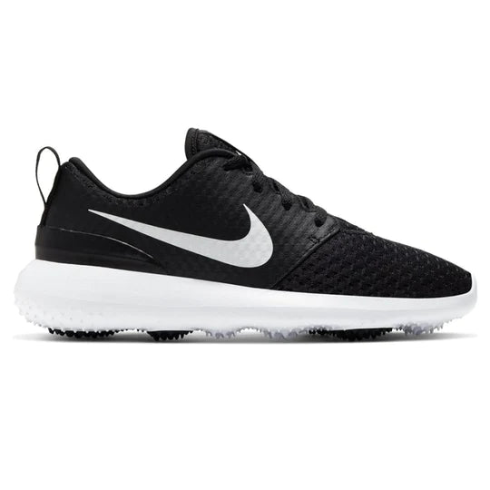 Nike Roshe G Jr. Spikeless Shoes - Black/Metallic White