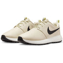 Nike Roshe Golf Premium Waterproof Spikeless Shoes - Light Khaki/Black/Light Liquid Lime/Sail