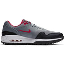 Nike Air Max 1G Spikeless Shoes - Grey/Red/Black/White