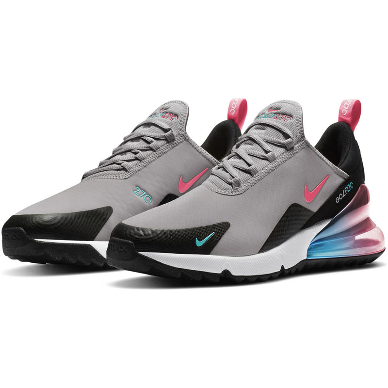 Nike Air Max 270 G Spikeless Shoes Atmosphere Grey/Aurora/Hot Punch
