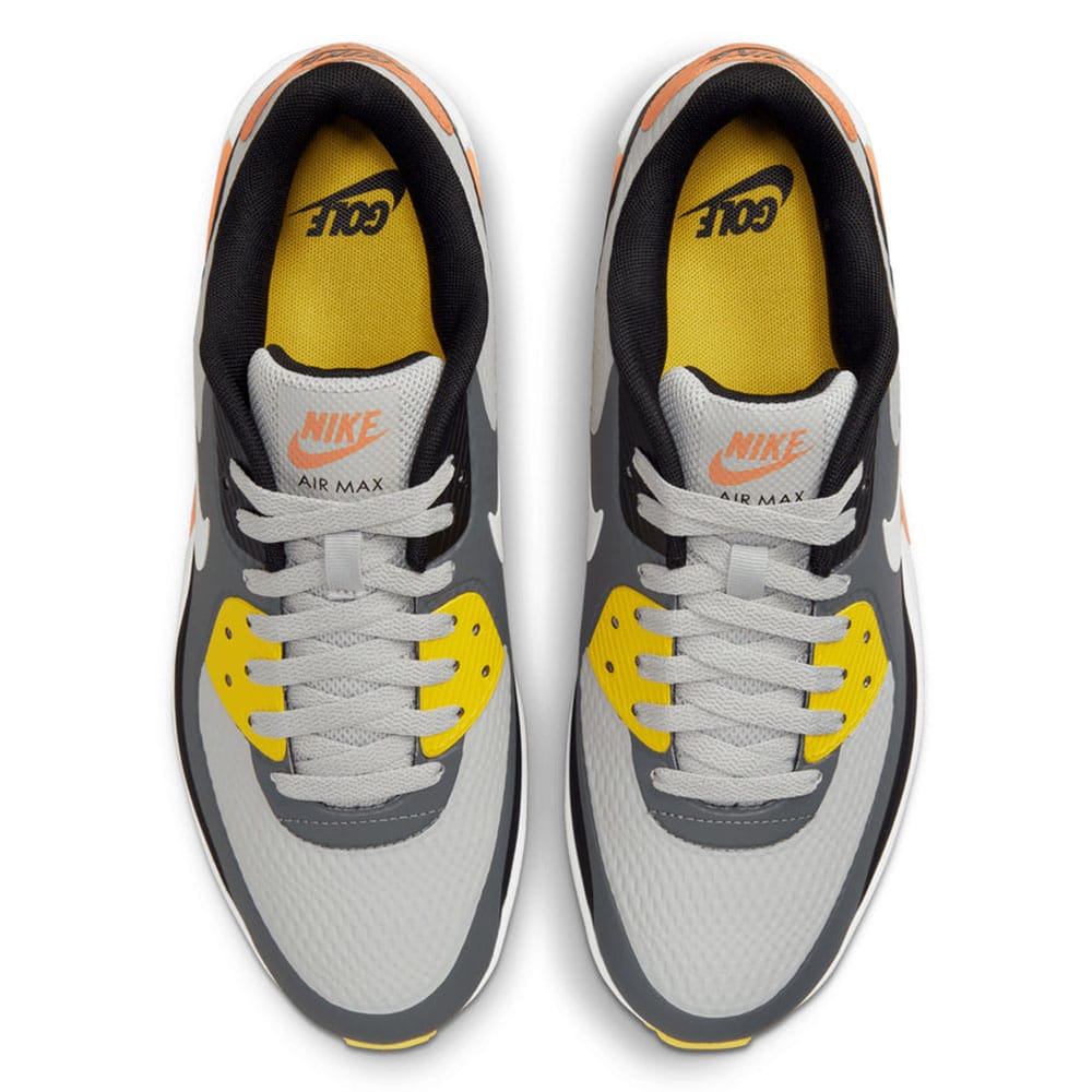 Nike Air Max 90G スパイクレス オレンジ イエロー　26cm Nike Air Max 90 G Waterproof Spikeless Shoes - Smoke Grey/Black/Orange