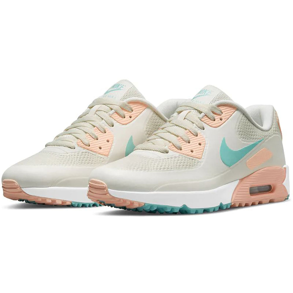 Nike Air Max 90 G Waterproof Spikeless Shoes Sail Light Dew Crimson