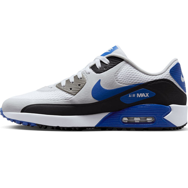 Nike Air Max 90 G Waterproof Spikeless Shoes - White/Game Royal/Black/Photon Dust