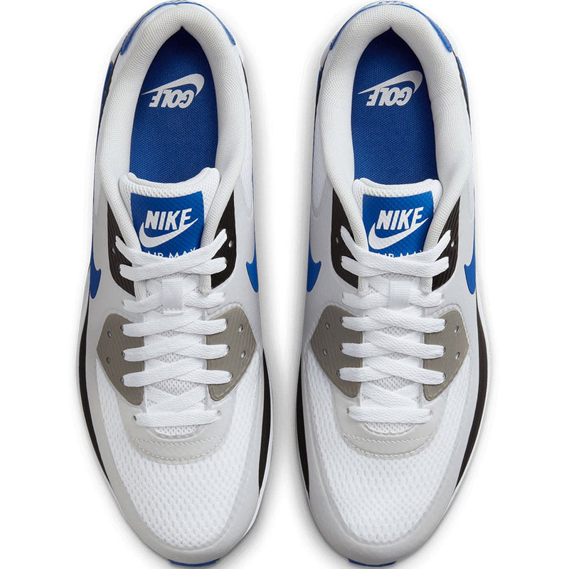 Nike Air Max 90 G Waterproof Spikeless Shoes - White/Game Royal/Black/Photon Dust