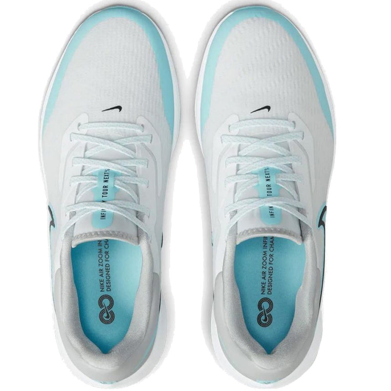 Nike Air Zoom Infinity Tour NXT Waterproof Spikeless Shoes White Bl