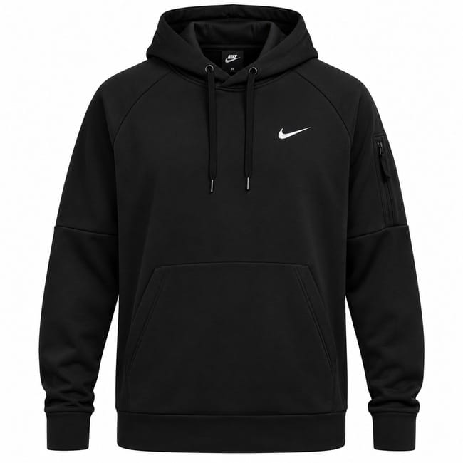 Nike Therma Hoodie - Black/Black/White
