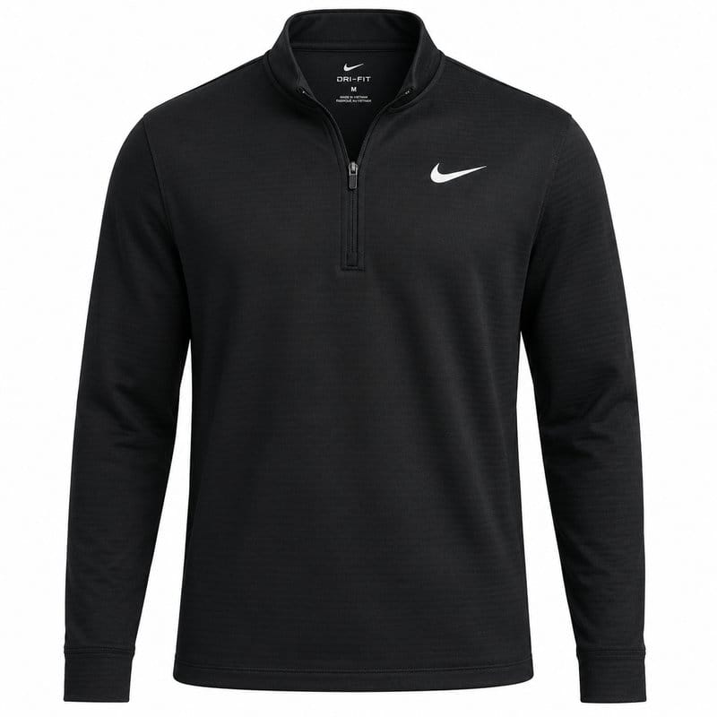 Nike Velocity Therma-Fit 1/2 Zip Pullover - Black/White