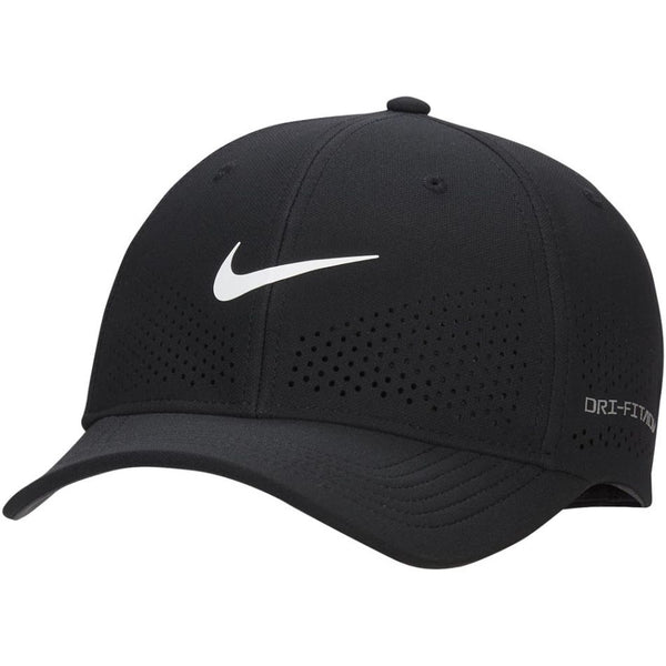 Nike Dri-FIT ADV Rise Structured SwooshFlex Cap - Black/Anthracite/White
