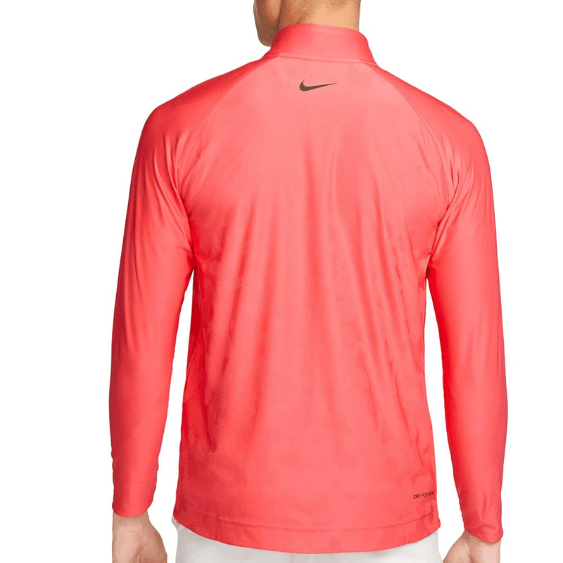 Nike Dri-FIT ADV Tour 1/2 Zip Pullover - Ember Glow/White