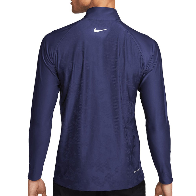 Nike Dri-FIT ADV Tour 1/2 Zip Pullover - Midnight Navy/White