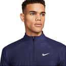 Nike Dri-FIT ADV Tour 1/2 Zip Pullover - Midnight Navy/White