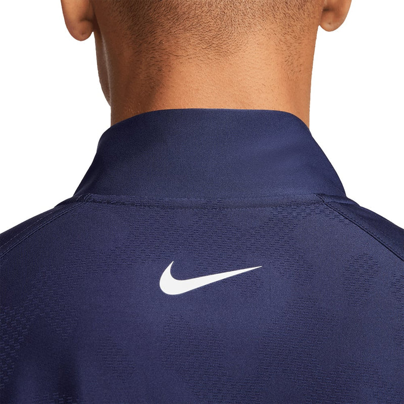 Nike Dri-FIT ADV Tour 1/2 Zip Pullover - Midnight Navy/White