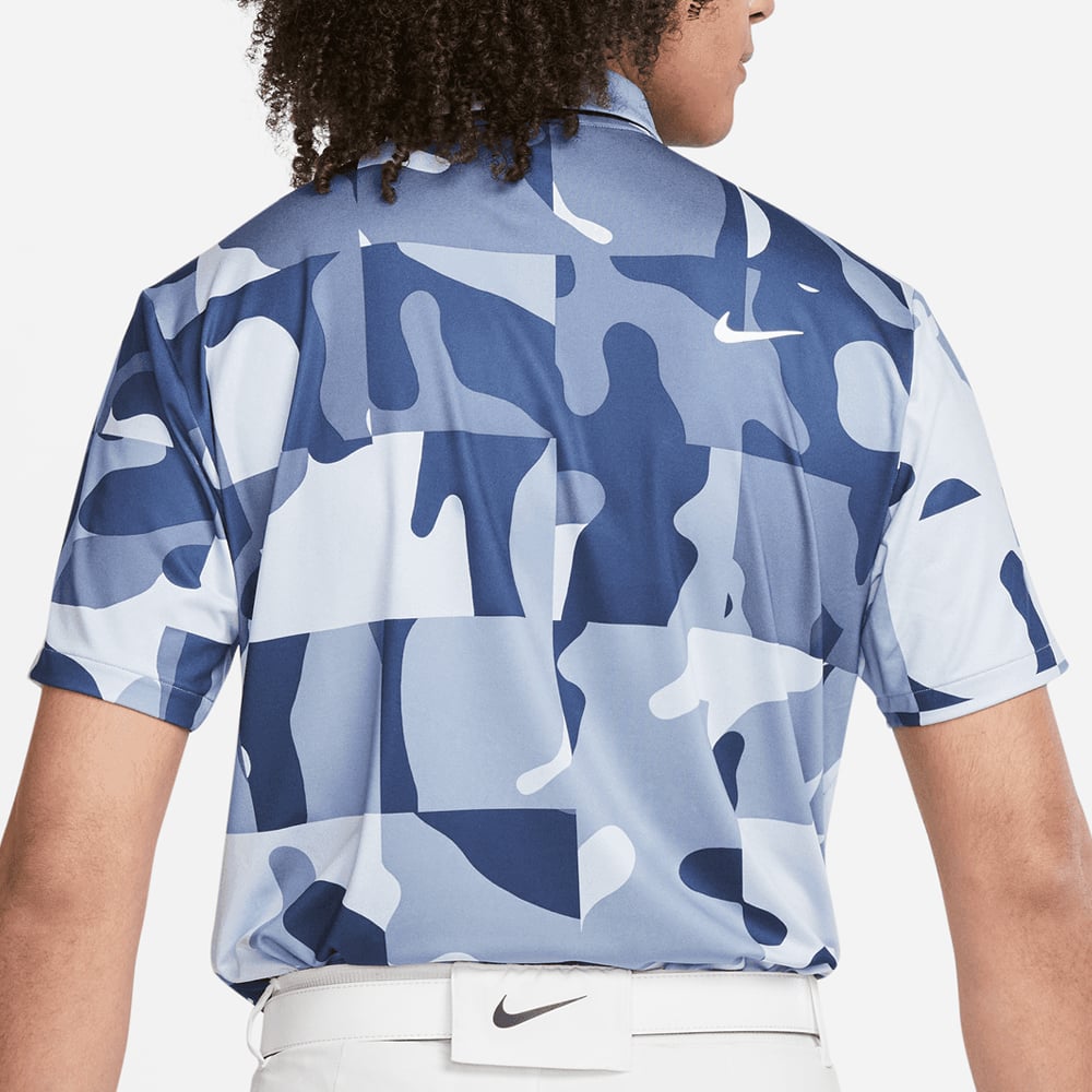 blue nike camo t shirt