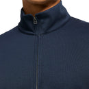 Nike Dri-FIT Players 1/2 Zip Top  - Obsidian/Obsidian/Brushed Silver