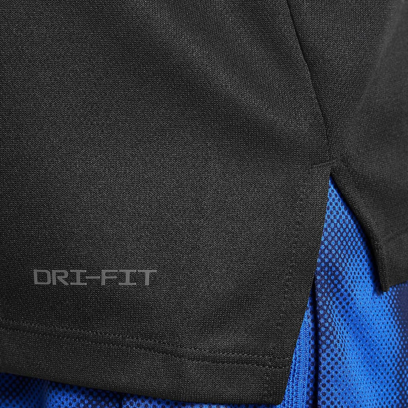 Nike Dri-FIT Multi Tech Junior 1/2-Zip Pullover - Black/Black/Reflective Silver