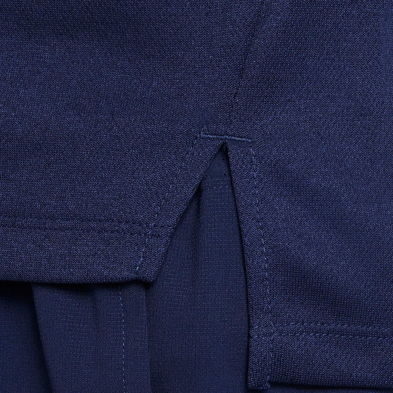 Nike Dri-FIT Multi Tech Junior 1/2-Zip Pullover - Midnight Navy/Reflective Silver