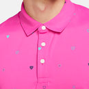 Nike Dri-FIT Player Printed Polo Shirt - Active Pink/Brushed Silver