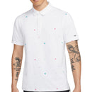 Nike Dri-FIT Player Printed Polo Shirt - White/Brushed Silver