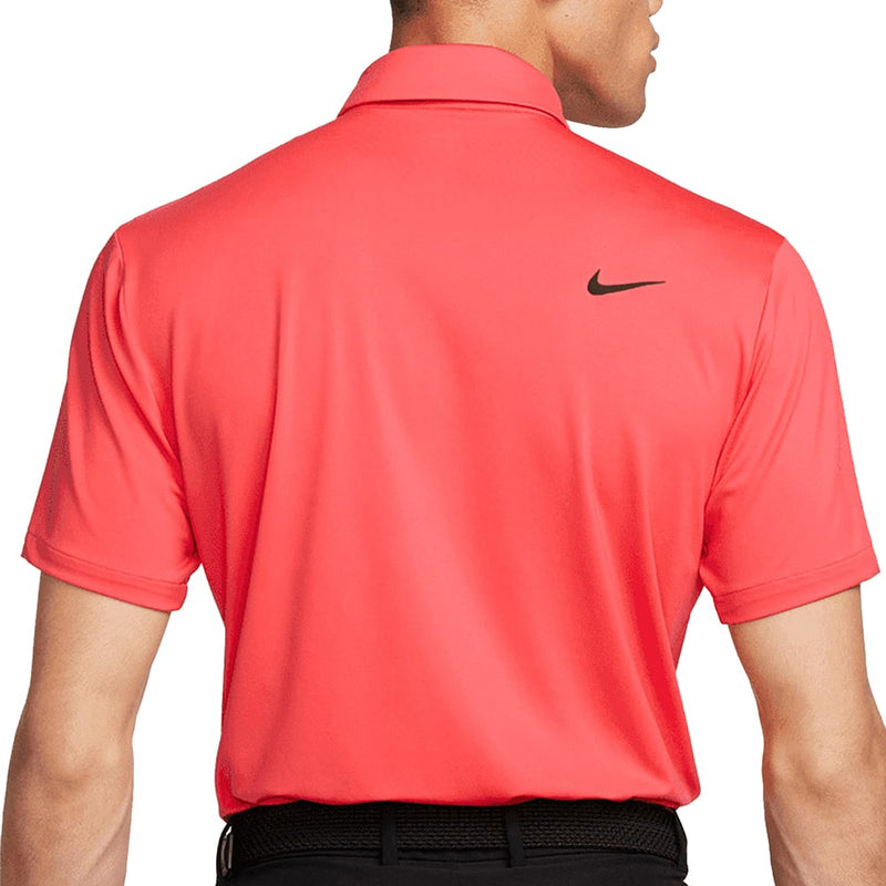 Nike Dri FIT Tour Solid Polo Shirt Ember Glow Black