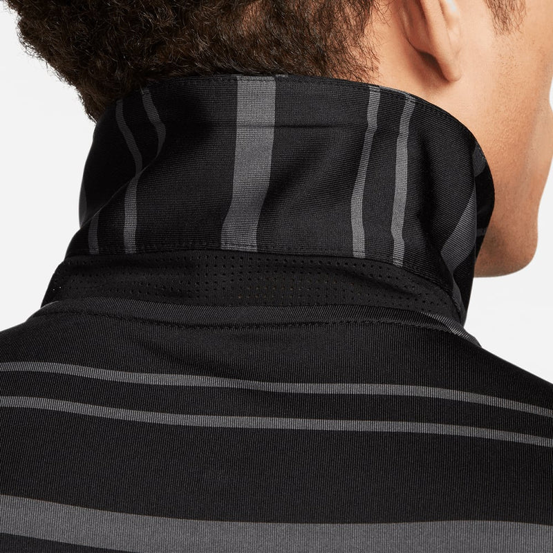 Nike Dri-FIT Tour Stripe Polo Shirt - Black/Anthracite/White