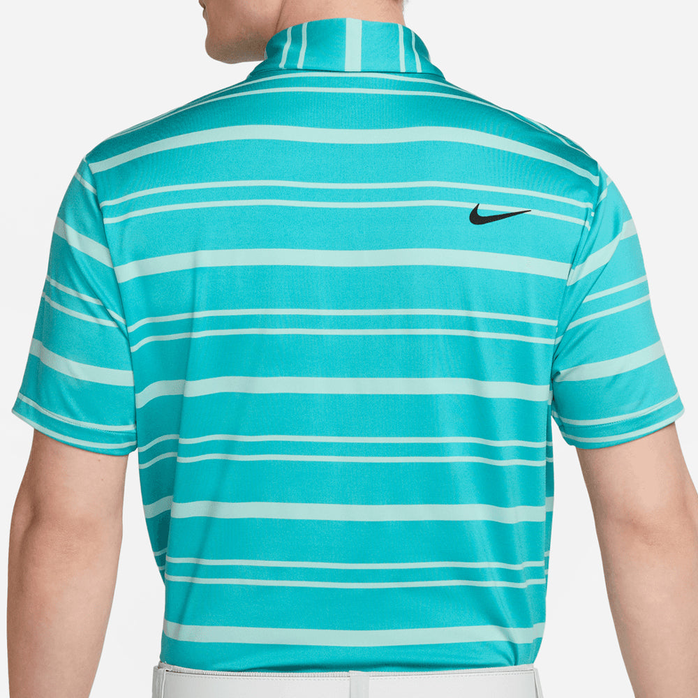 Nike DriFIT Tour Stripe Polo Shirt Teal Nebula/Jade Ice/Black(04)
