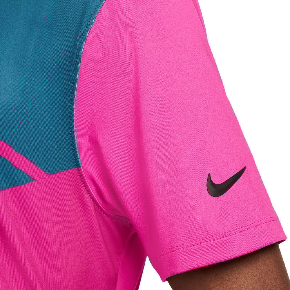 nike fuschia golf shirt