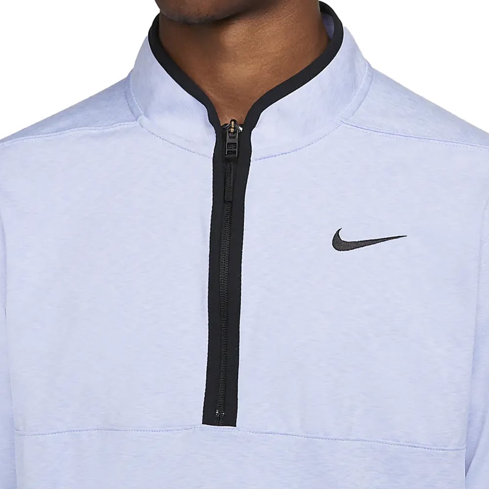 Nike Dri FIT Victory 1 2 Zip Pullover Light Thistle Pure Black