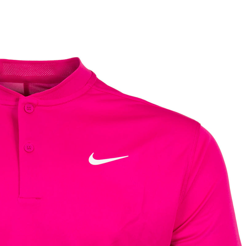 Nike Dri-FIT Victory Blade Collar Polo Shirt - Active Pink/White