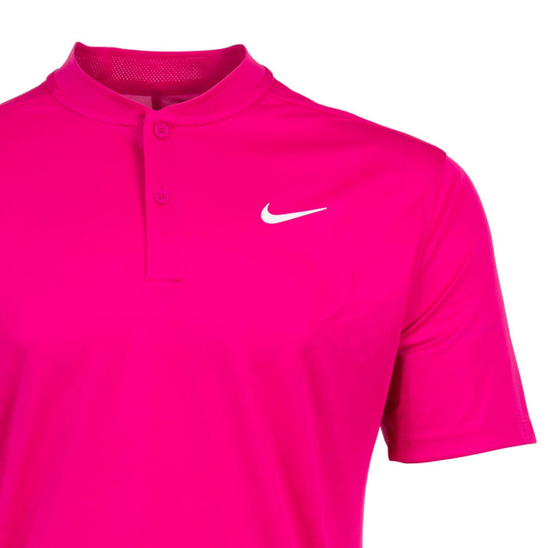 Nike Dri-FIT Victory Blade Collar Polo Shirt - Active Pink/White