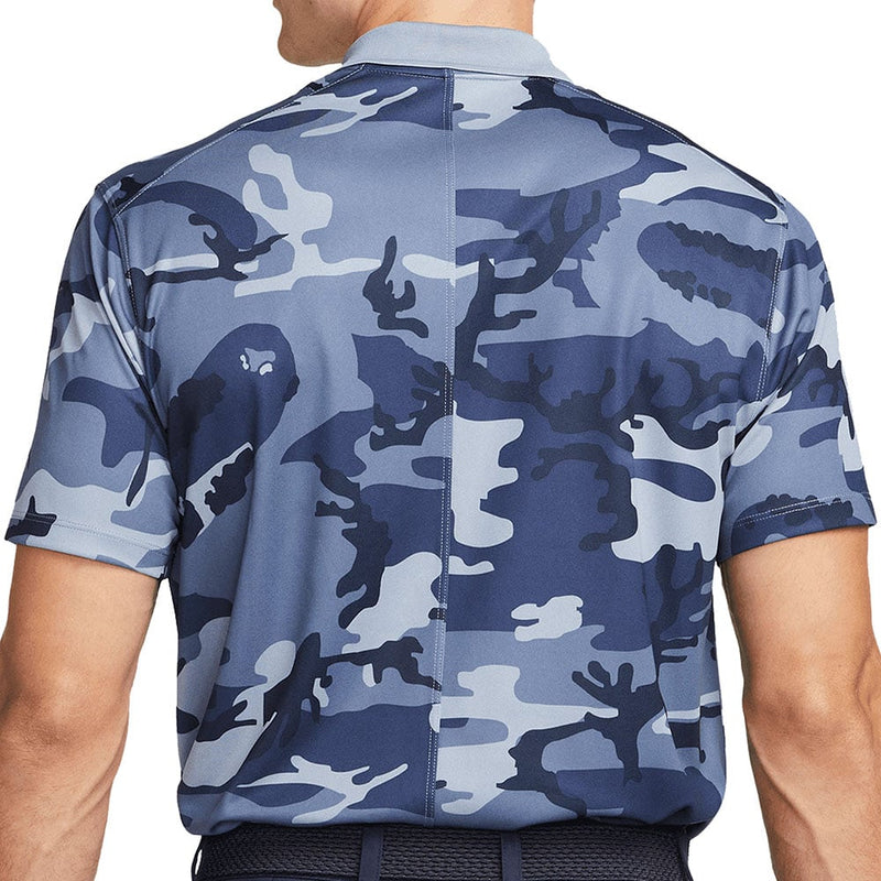 Nike Dri-FIT Victory+ Camo Polo Shirt - Ashen Slate/Diffused Blue/White