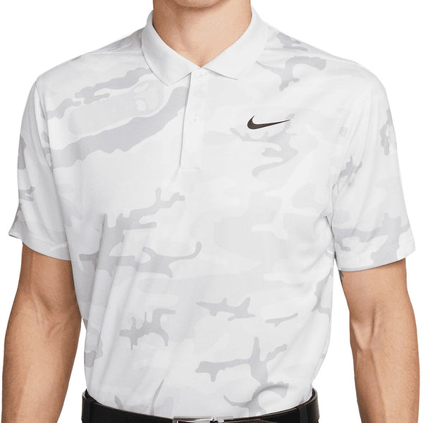 Nike Dri-FIT Victory+ Camo Polo Shirt - Photon Dust/Summit White/Black