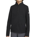Nike Dri-FIT Victory Junior 1/2 Zip Top - Black/White