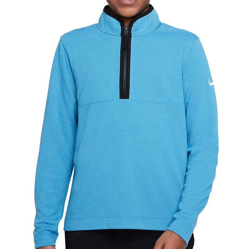 Nike Dri FIT Victory Junior 1 2 Zip Top Dutch Blue Dutch Blue White