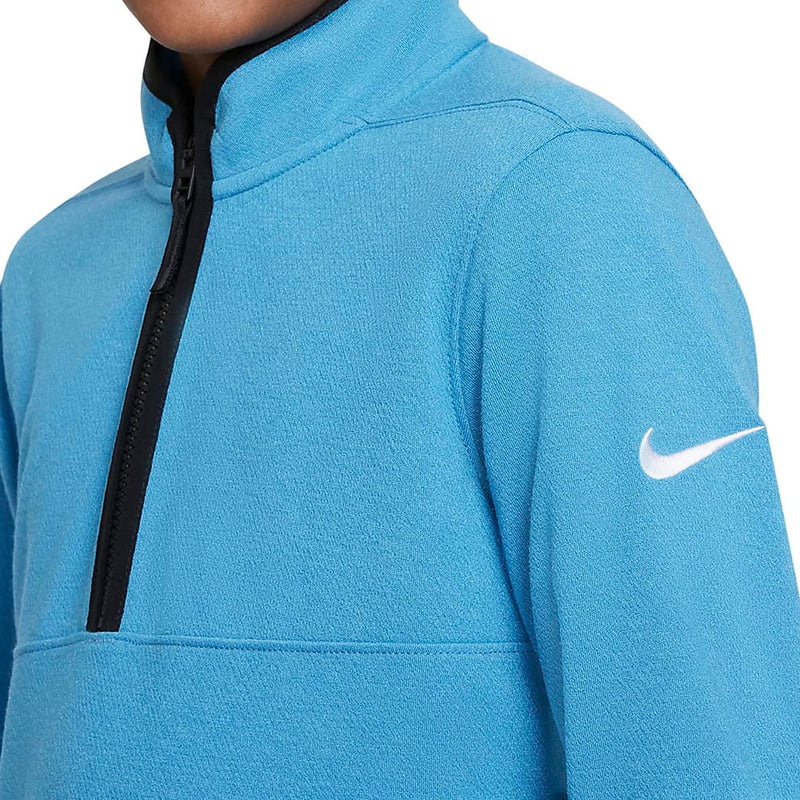 Nike Dri-FIT Victory Junior 1/2 Zip Top - Dutch Blue/Dutch Blue/White