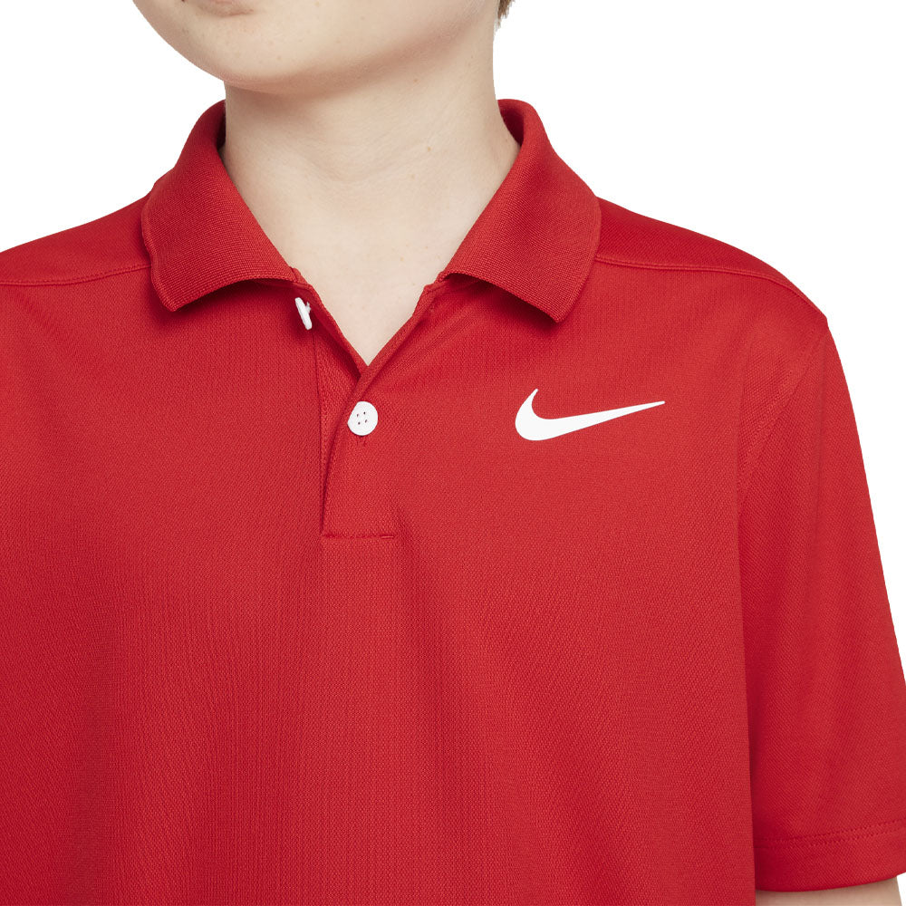 Red nike collar shirt store