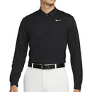 Nike Dri-FIT Victory Long Sleeved Polo Shirt - Black/White