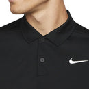 Nike Dri-FIT Victory Long Sleeved Polo Shirt - Black/White