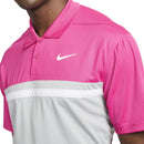 Nike Dri-FIT Victory Polo Shirt - Active Pink/Light Smoke Grey/White