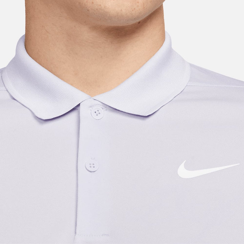 Nike Dri FIT Victory Polo Shirt Oxygen Purple White