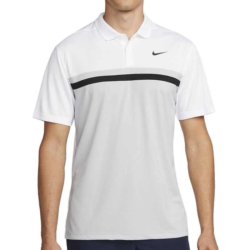 Nike white store polo t shirt