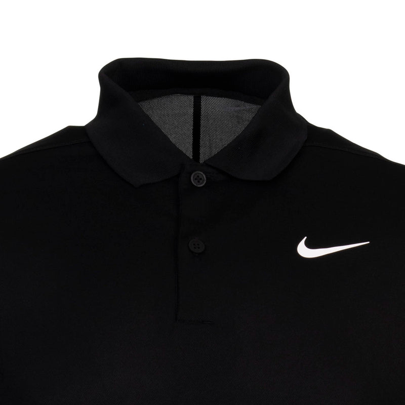 Nike Dri-FIT Victory Solid Polo Shirt - Black/White