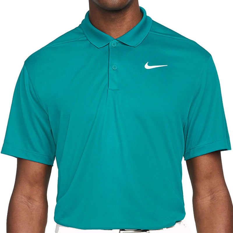 Nike Dri-FIT Victory Solid Polo Shirt - Bright Spruce/White