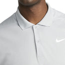 Nike Dri-FIT Victory Solid Polo Shirt - Light Smoke Grey/White