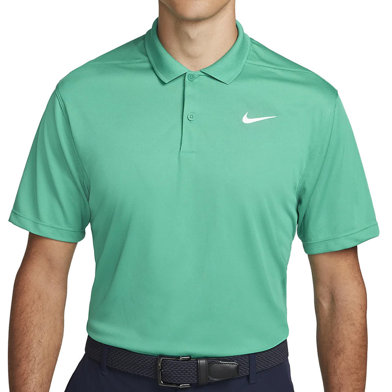 Nike Dri-FIT Victory Solid Polo Shirt - Neptune Green/White