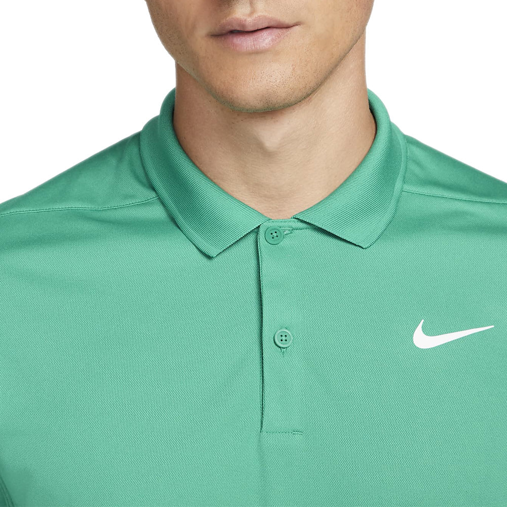 Nike Dri FIT Victory Solid Polo Shirt Neptune Green White